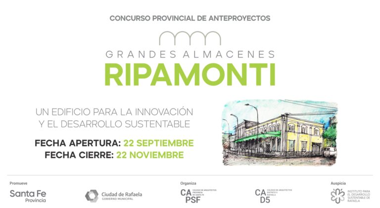 Concurso Provincial de Anteproyectos REHABILITACIÓN y PUESTA EN VALOR de los Ex “GRANDES ALMACENES RIPAMONTI”
