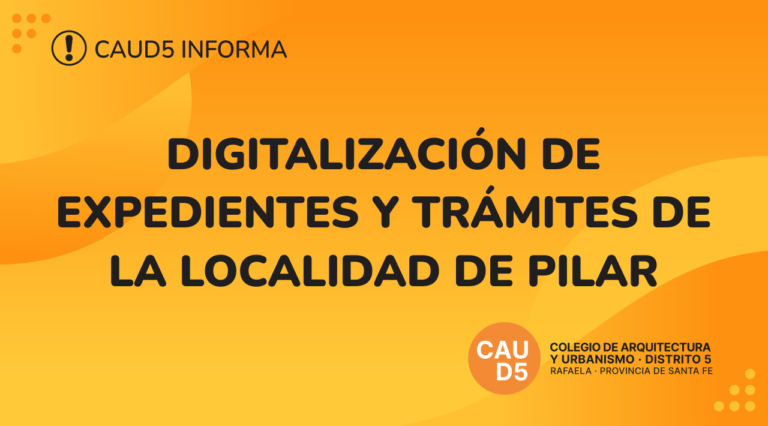 Digitalización de expedientes y trámites de la localidad de Pilar